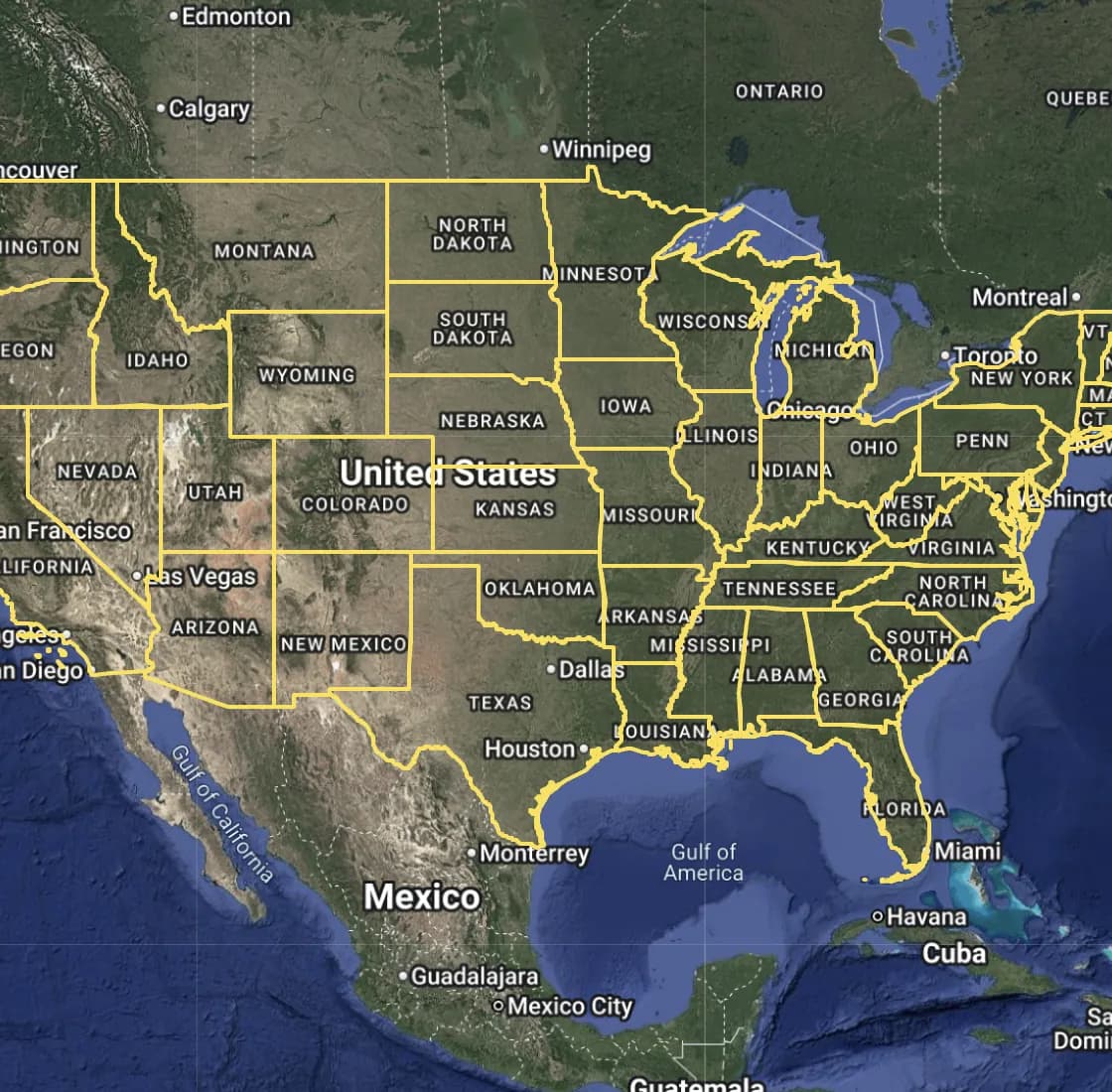 U.S. State Boundaries